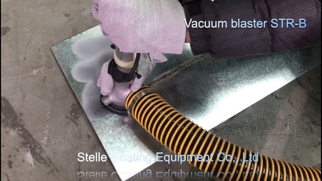 Vacuum blasting, dustless sandblasting machine-Stelle смотреть онлайн