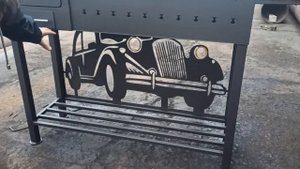 Мангал с декорацией гарант