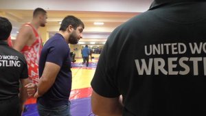 Взвешивание борцов до 74 и 79 кг, Алиевский 2022.