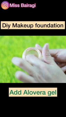 Instant Diy Makeup Foundation for Easy Makeup #shorts #youtubeshorts  #makeupshorts