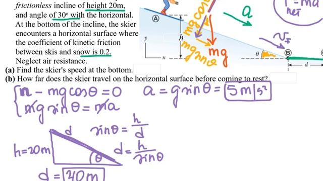 AP Physics 1 - Dynamics 3 - Newton’s’s 2nd Law - Introduction To Inclined Planes смотреть онлайн