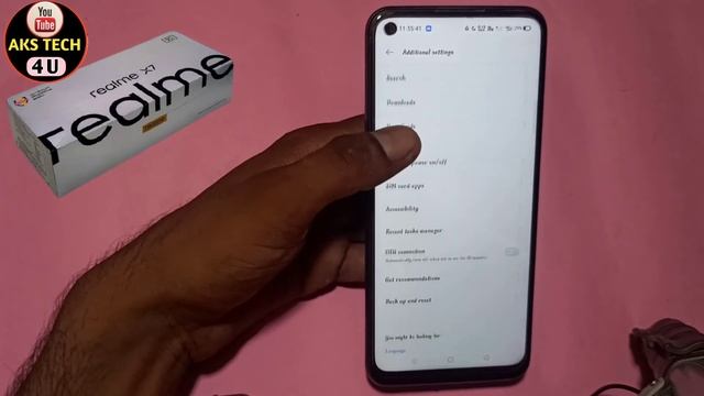 How To Hard Reset in Realme X7 Max 5G | Fectory Data Reset Realme x7 Max 5G | AksTech4u