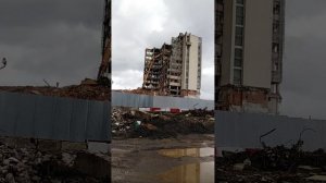 Снос здания на Волоколамке