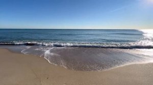 Прекрасные звуки моря, морской волны и морского прибоя полное расслабление