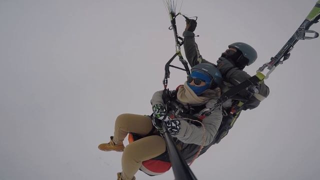 Полет на параплане Грузия 01.03.19 ParaTourYes смотреть онлайн