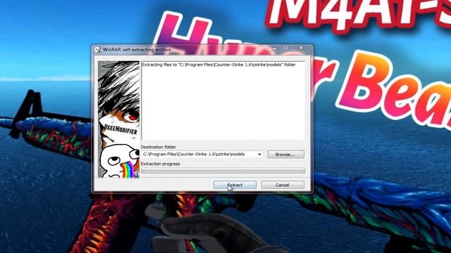 M4A1 Hyper Beast para cs 1.6 | UseeDemon