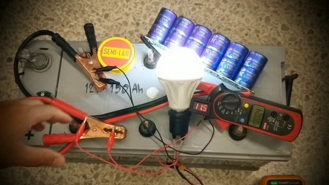 Capacitor Bank vs LED 12V ดึงกันยาวๆ смотреть онлайн