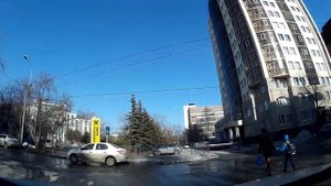 SJCam SJ4000 в качестве видеорегистратора. Пример записи.