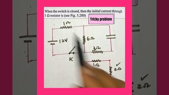 Tricky current electricity problem | #shorts