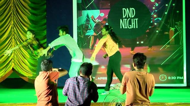 Chinnadho vaipu song dance || DND NIGHT || BY YOSHITHA, UDAY AND SANDHYA || NIT WARANGAL смотреть онлайн