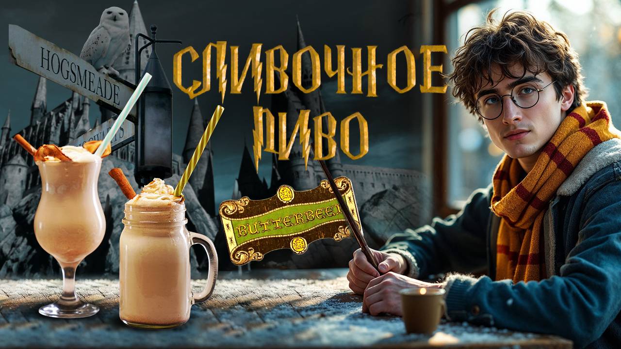 Сливочное Пиво из Хогвартса: Попробуй тот самый рецепт Гарри Поттера! 🧙♂️🍻