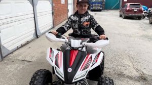 Счастливый обладатель квадроцикла SHARMAX 180 CROSS #moto #atv #atvnews #atvlog