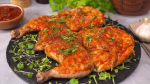 Умопомрачительный ЦЫПЛЕНОК ТАПАКА (ТАБАКА) приготовленный на бумаге.