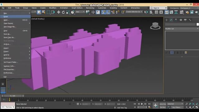 Моделирование геометрии здания EDGE PERIPHERY