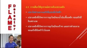 อุปกรณ์ตรวจจับเปลวไฟ (FLAME DETECTOR)