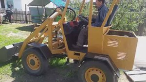 Изготовление мини погрузчика с двигателем от ваз 2109. Часть 1