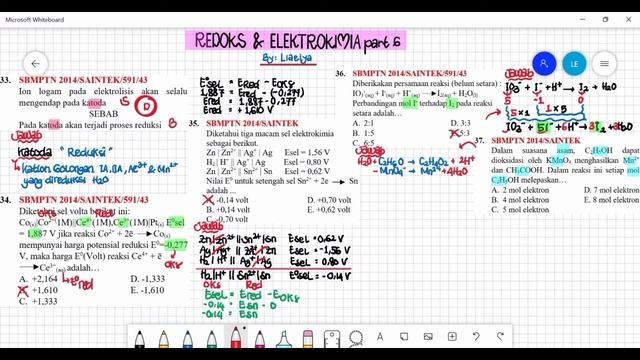 PEMBAHASAN SOAL ASLI UTBK 2014(REDOKS & ELEKTROKIMIA Part 6) смотреть онлайн
