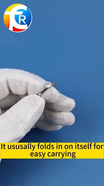 Small Pocket Folding Magnifying Glass Jewelry Loop with LED for Gems #Gem #loupe