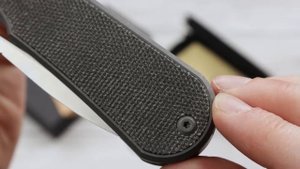 Нож WE Knife Baloo, 20CV, Titanium/Micarta Dark Green