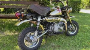 Honda monkey Gold сборка завершена)