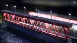 Макет моста/Мост через реку Обь/Architectural Bridge Model