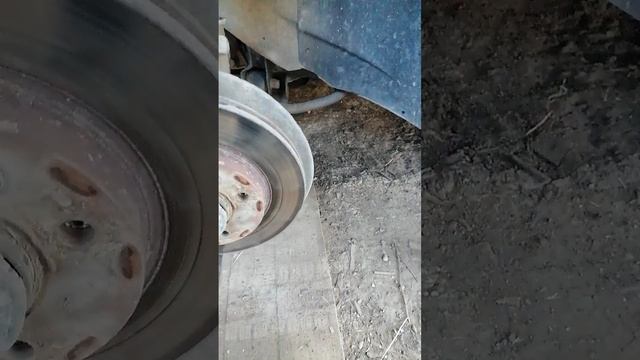 Биение при торможении,одна из причин.Калина. смотреть онлайн