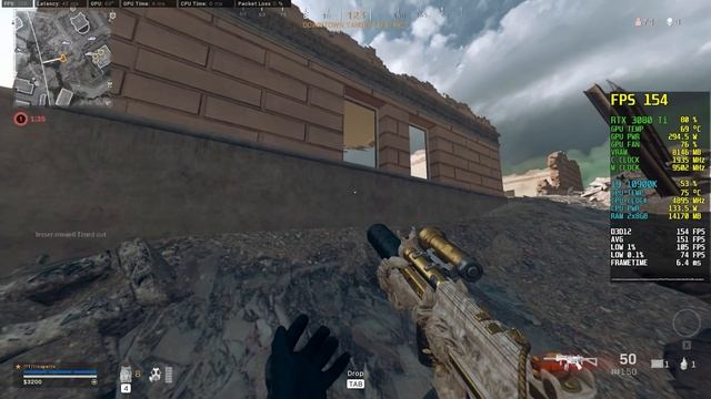 Call of Duty: Warzone Battle Royale - RTX 3080 Ti 12GB | 1080p Custom Graphics Settings