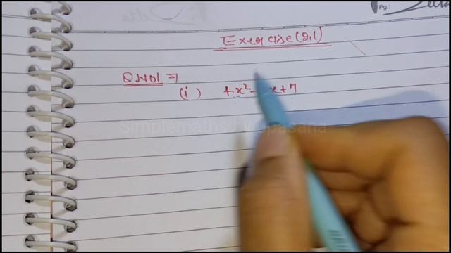 Class-9 || Maths | Ncert Book || Chapter -2 || Polynomials || Exercise -2.1|| Question -(1 to 5)