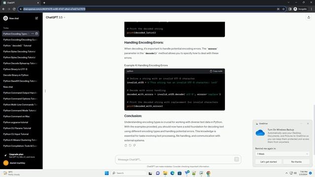 python decode encoding types