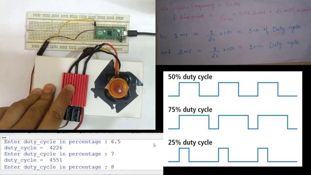 BLDC drone motor control with PWM and micropython | raspberry pi pico | Demo and Code