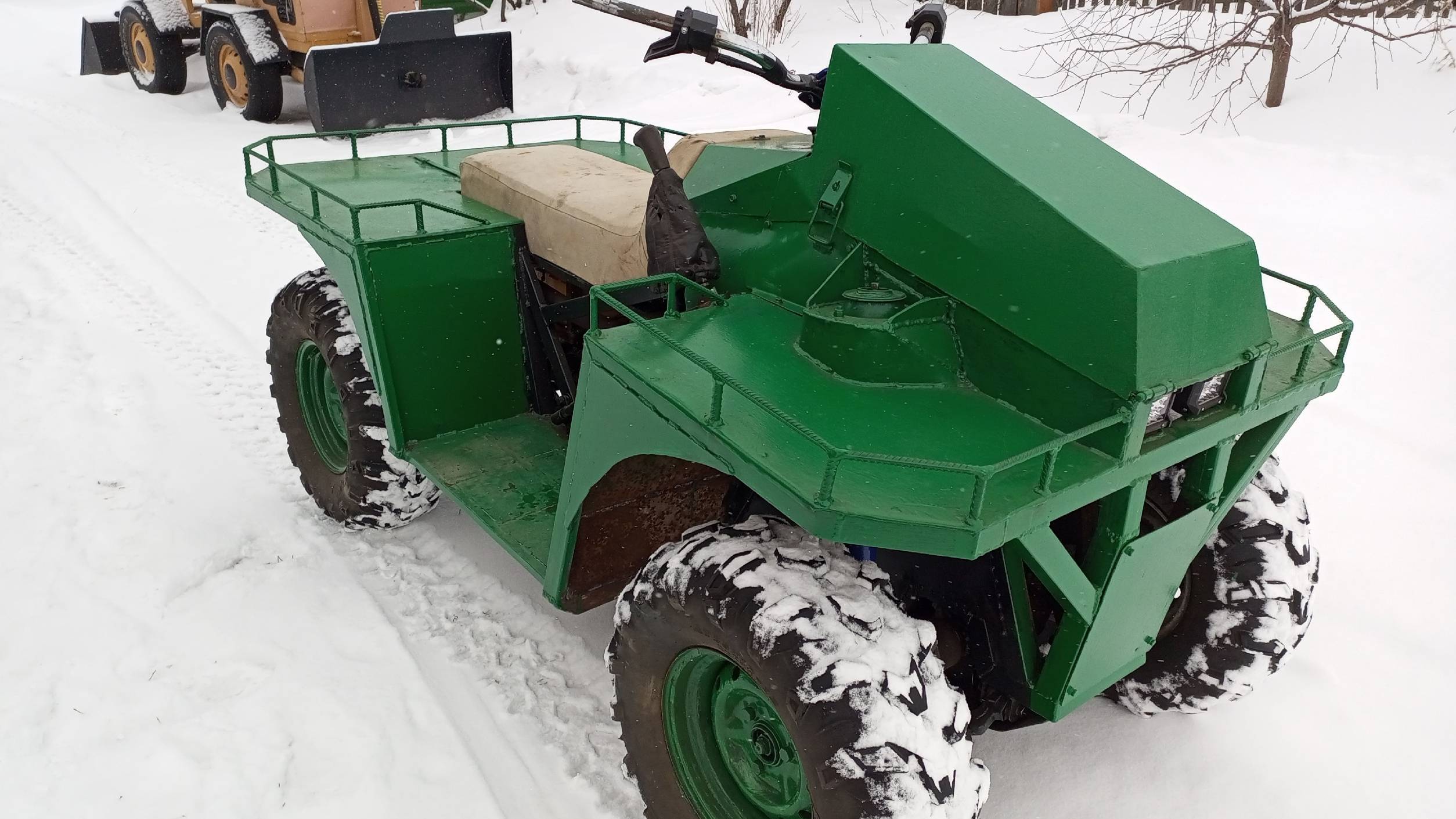 Полноприводный квадроцикл с двигателем лифан 17л.с. Часть 3 смотреть онлайн