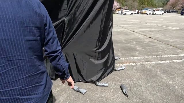 【RVパーク車中泊で検証】アトレー軽バンにカーテンと簡易トイレ。車中泊、アウトドア、非常時、災害時、避難所で大活躍。Easy to prepare portable toilet