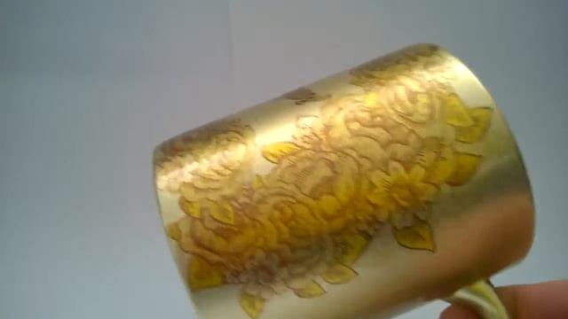 Золотая чашка  Печать на чашках