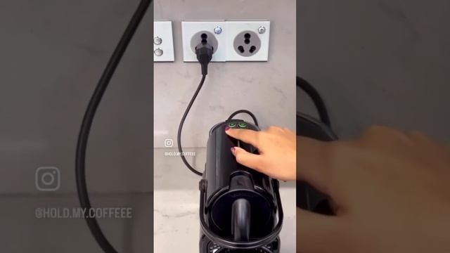 Let’s make capsule coffee ☕️ #shorts #coffee #nespresso