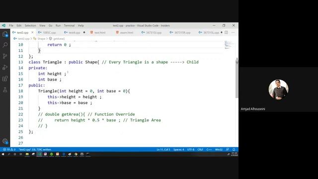 Object Oriented Programming C++ [Arabic]: Virtual Functions (Polymorphism)