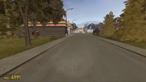 страшный монстр гонится за нами