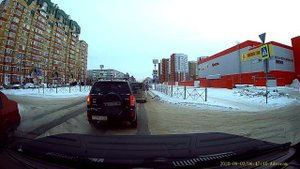ДТП 24.01.2025 в районе д. 2 по ул. Степанца (Левый берег). Смотреть с 1:35
