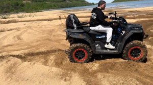 Вспахали песок на квадроцикле SHARMAX 1100 FORCE
