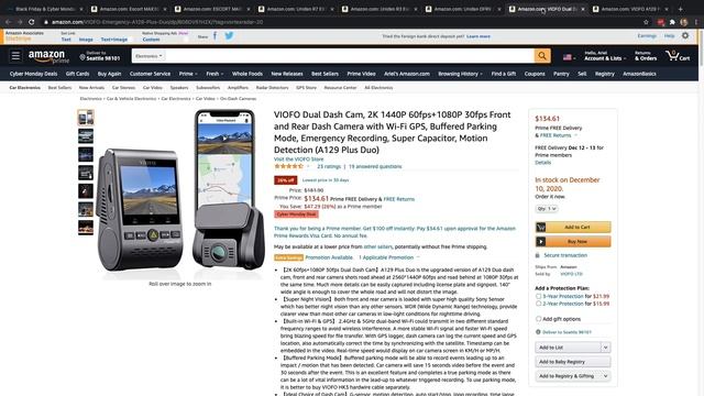 Cyber Monday Deals & Blackvue DR750-2CH LTE Giveaway смотреть онлайн