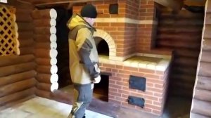 Мини русская печь с казаном отзыв от заказчика.