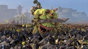 GREENSKINS vs NURGLE - TotalWar Warhammer 3 cinematic battle