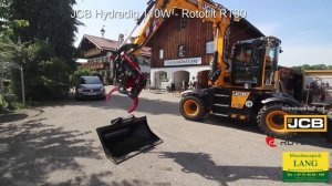 JCB Hydradig 110 W + Rototilt RT30 DEMO @ Lang Machinery
