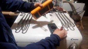 Посудомойка Indesit: сопротивление и напряжение на неисправном ТЭНе с утечкой тока и на новом