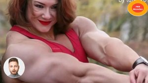 Alina Popa Strong Woman Has Giant Biceps || fbb muscles