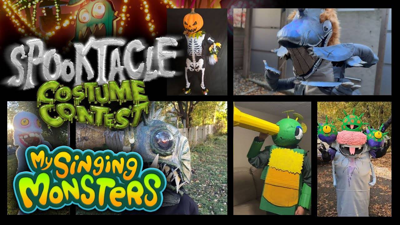 My Singing Monsters - Демонстрация Конкурса Костюмов "Призрактакля" 2024 смотреть онлайн