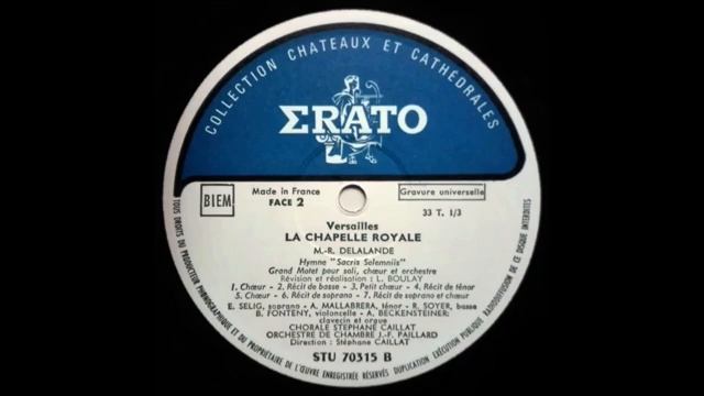 Michel-Richard de Lalande: Grand Motet "Sacris Solemniis" S.74 (FULL Recording) смотреть онлайн