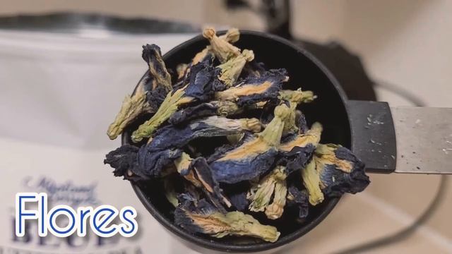TÉ FLOR GUISANTE DE MARIPOSA AZUL/ BLUE BUTTERFLY PEA FLOWERS TEA. смотреть онлайн