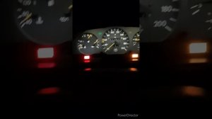 Mercedes w124 освещение приборной панели и торпедо. Светодиоды вместо штатных ламп.