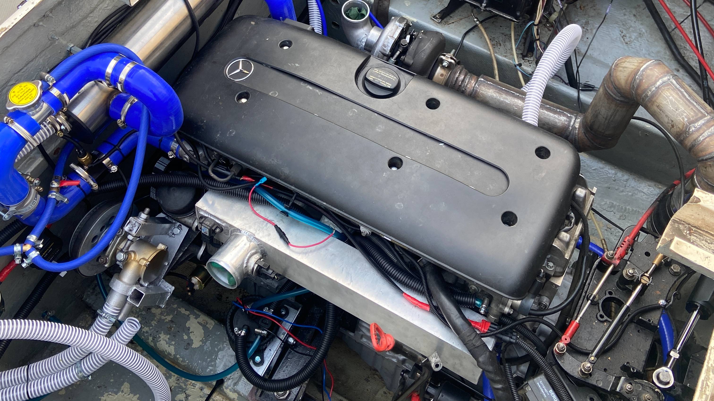 Катер Yamaha с двигателем Mersedes OM613/Конвертация автодвигателя/СВАП смотреть онлайн