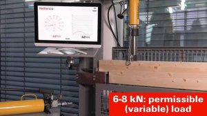 Achieving increased load-bearing capacity in wooden beams in one minute